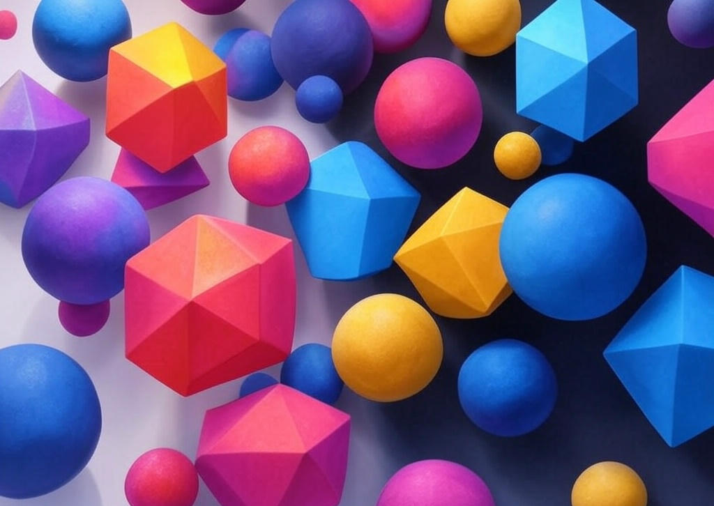Abstract shapes 3d